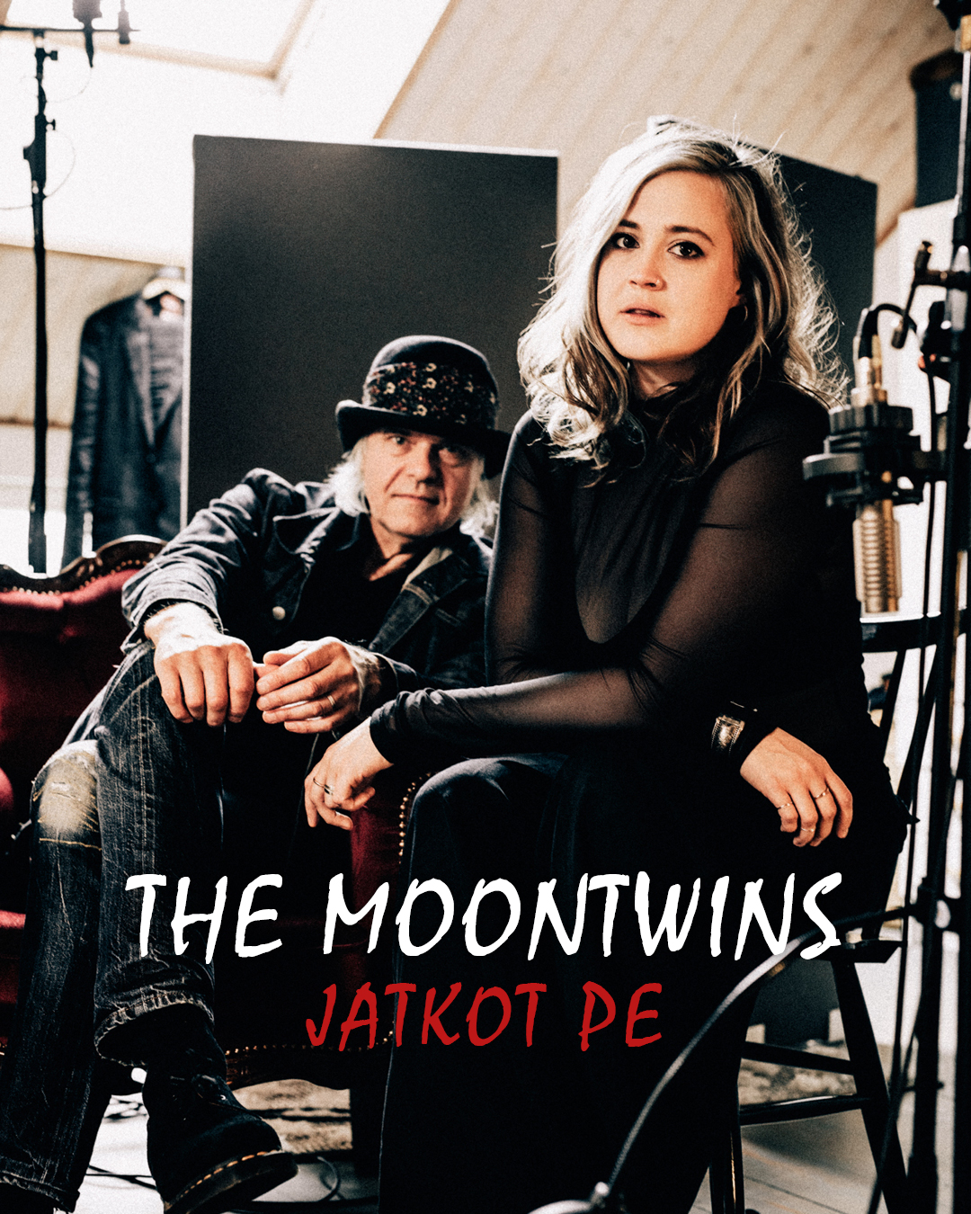 IG iltaklubit 2025 02 Kuvassa Moontwins eli PK Keränen ja Leija Lautamaja.
